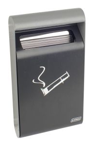 Buiten asbak, wandbevestiging  recht