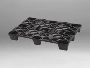 Kunststof pallet 1200x800x140 mm, nestbaar