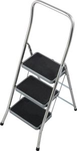 Aluminium inklapbare huishoudtrap met 3 treden, MONTO Toppy XL 130877