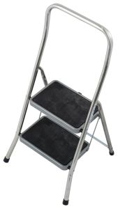 Aluminium inklapbare huishoudtrap met 2 treden, MONTO Toppy XL 130860