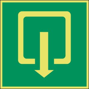 Uitgang die tevens dient als nooduitgang