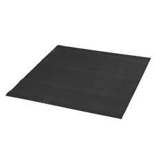Neopreen afdichtmat. Goedkope basisdichting om te voorkomen dat vrijgekomen vloeistoffen in de afvoer terechtkomen.