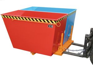 Kiepcontainer  DUO met 2 compartimenten