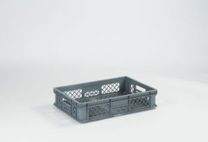 Geperforeerde kunststof krat 600x400x130 mm (24 liter)
