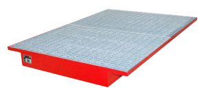 Hangopvangbak EHW-1800 voor stellingen van 1800 mm-rood