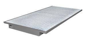 Hangopvangbak EHW-2700 voor stellingen van 2700 mm-grijs 