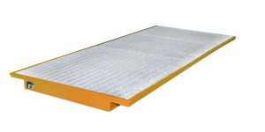 Hangopvangbak EHW-3300 voor stellingen van 3300 mm-oranje 