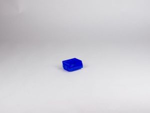 Stapelbare magazijnbak 0,4 liter, 88/70x105x54mm, blauw