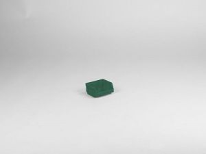 Stapelbare magazijnbak 0,4 liter, 88/70x105x54mm, groen