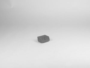  Stapelbare magazijnbak 0,4 liter, 88/70x105x54mm, grijs