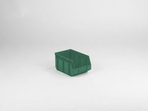  Stapelbare magazijnbak 4,5 liter, 237/205x144x123mm, groen