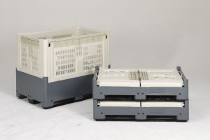 Opvouwbare palletbox 1389 C 2 EN (1200 x 800 x 978 mm)