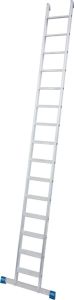 Aluminium ladder met 15 treden, STABILO 134745
