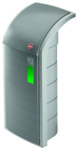 Hailo ProfiLine, industiele afvalbak Pofiline,  120 liter (kunststof, grijs) Hailo