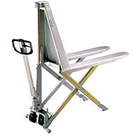 High quick RVS palletwagen handheffend HHM 100 I BT