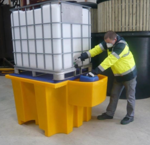 Lekbak 1100 liter  voor 1 IBC