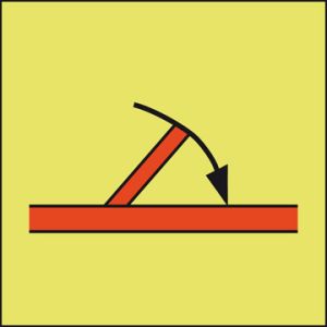 A-klas automatisch sluitende vluchtwegdeur 150 x 150 mm