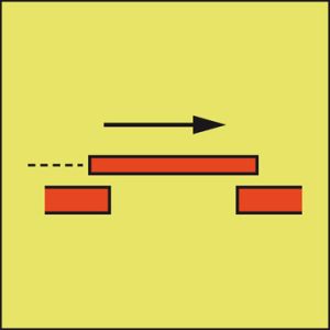 A-klas automatisch sluitende vluchtwegdeur 150 x 150 mm