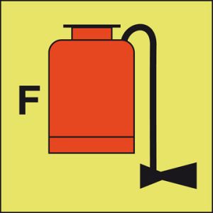 Draagbaar schuimbrandgereedschap 150 x 150 mm