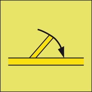 B-klas automatisch sluitende vluchtwegdeur 150 x 150 mm