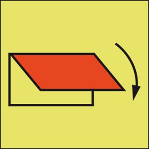 Afsluitinstallatie voor buitenlucht 150 x 150 mm