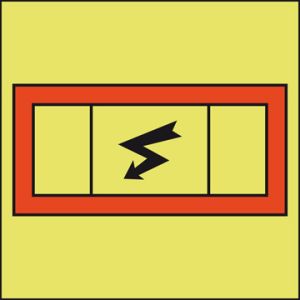 Noodschakelbord 150 x 150 mm