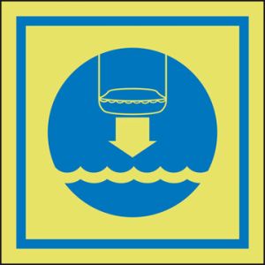 Verplicht reddingsboot te water laten 150 x 150 mm