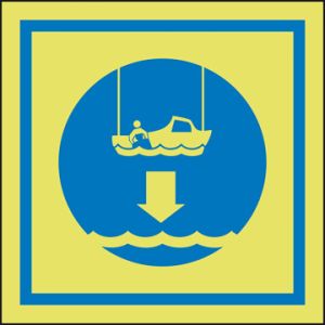 Verplicht reddingsboot te water laten 150 x 150 mm