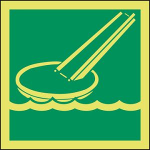 Vluchtwegglijbaan 150 x 150 mm