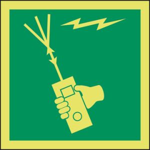 Draagbare meldingsradio 150 x 150 mm