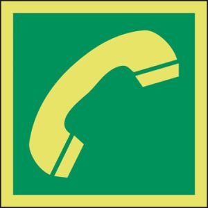 Noodtelefoon 150 x 150 mm