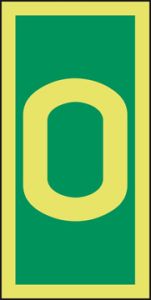 Niveau-aanduiding 0 75 x 150 mm