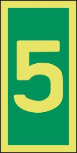 Niveau-aanduiding 5 75 x 150 mm