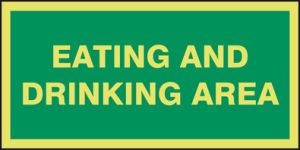 Eet en drinkzone 150 x 150 mm