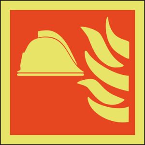 Brandbestrijdingsmaterieel 150 x 150 mm