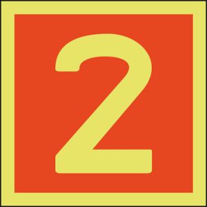 Niveau-aanduiding 2 150 x 150 mm