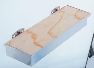 Houder, zelf te vormen in hout