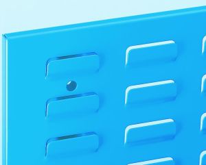 Gereedschapspaneel perfo schuifplaten lichtblauw