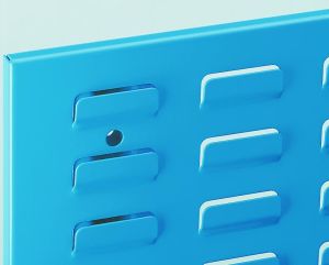 Gereedschapspaneel perfo schuifplaten hemelsblauw