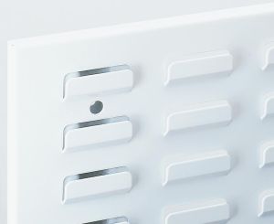 Gereedschapspaneel perfo schuifplaten zuiverwit