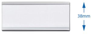Magnetische etikethouder 38x100 mm, 100 stuks