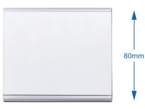 Magnetische etikethouder 80x100 mm, 100 stuks