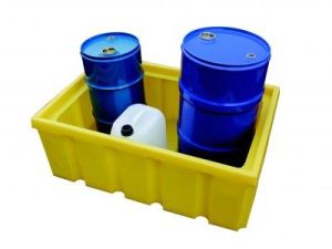 Lekbak voor in stellingen 200 liter, zonder rooster