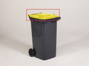 Deksel voor container, 240 liter, geel