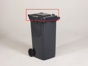 Deksel voor container, 240 liter, grijs