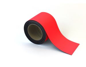 Uitwisbare magnetische tape - 100 mm, rood
