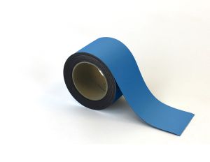 Uitwisbare magneettape - 80 mm, blauw