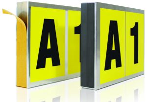 Aluminium gangpadbord - magnetisch, 260x310 mm