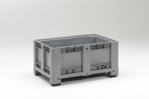 Palletbox op 4 poten, grijs (1200x800x580 mm)