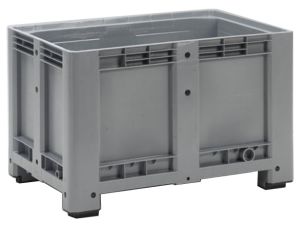 Palletbox op 4 poten, grijs (1200x800x760 mm)